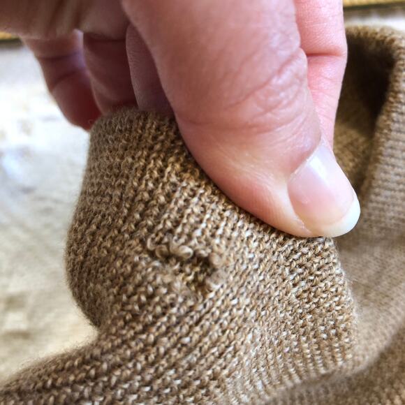 Jos A Bank Merino Wool Mock Neck Sweater Brown Quiet Luxury Minimalist Mens M - Picture 8 of 9